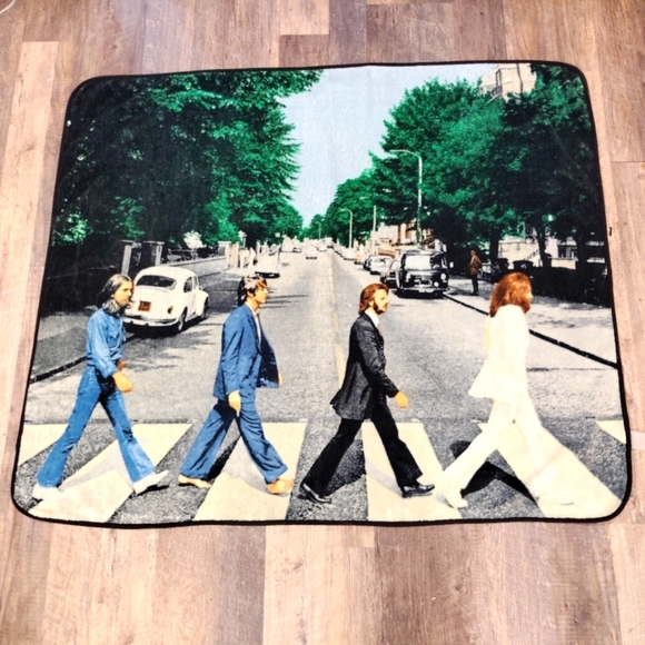 Apple Corps Other - The Beatles Throw Blanket Abbey Road Plush Cover Fleece-like Soft